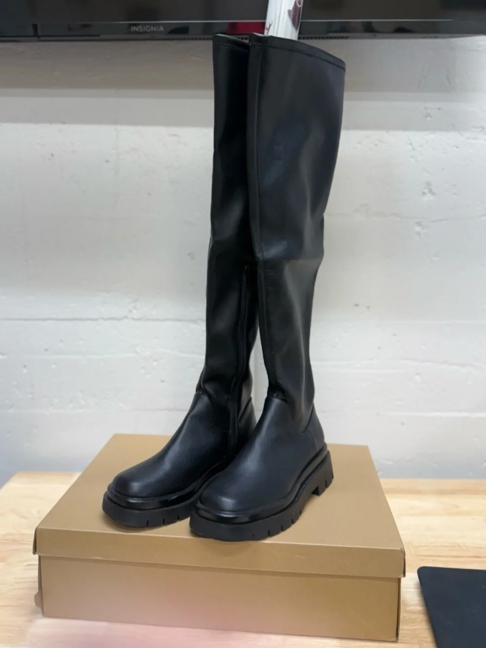 Steve Madden GIBBS Over-the-Knee Boot | Black | Size 7 | New in Box